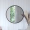 Flash Furniture 24" Round Black Metal Framed Accent Wall Mirror HFKHD-4GD-CRE8-712315-GG - alternate 5